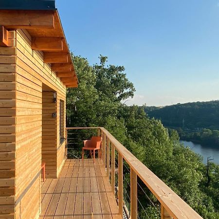Chatka - A - Vyhlidka Nad Rekou Zdiby Buitenkant foto
