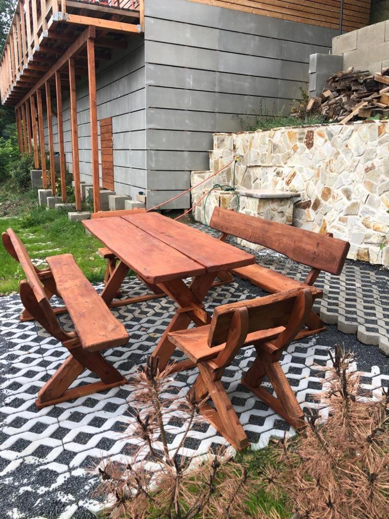 Chatka - A - Vyhlidka Nad Rekou Zdiby Buitenkant foto